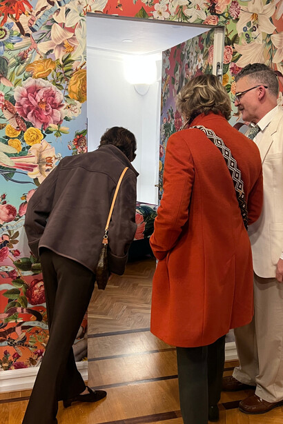 Casa Galleria in Italy presents Austin Young’s work within domestic spaces, where art becomes part of everyday life