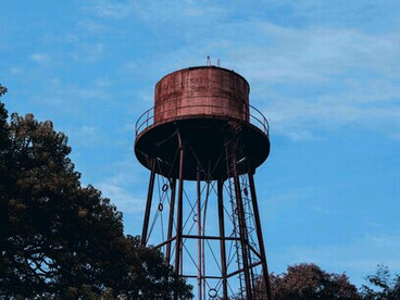 Water tower in Buenos Aires, Argentina