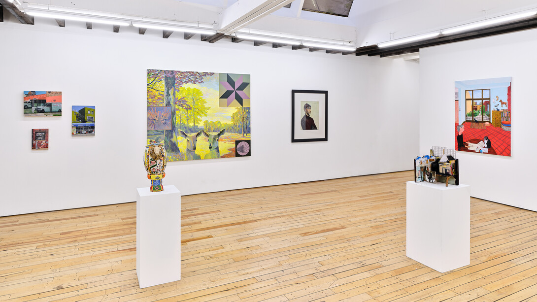 Various artists, Made in Philly, exhibition view. Courtesy of Uffner & Liu