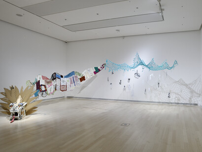 Various artists, Golden repair, exhibition view. Courtesy of Ludwig Museum