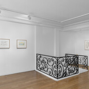 Etel Adnan, Au coeur du silence, vue d'exposition. Avec l'aimable autorisation de la Galerie Lelong