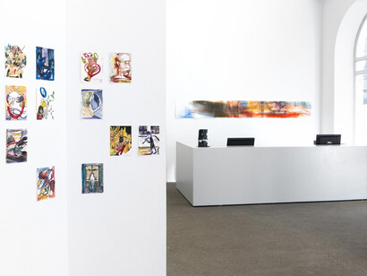 Various artists, And when I see a ghost I really see a ghost, exhibition view. Courtesy of Galerie Elisabeth & Klaus Thoman