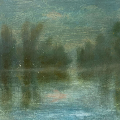 Poogy Bjerklie, End of day to night, 2025. Courtesy of Sears-Peyton Gallery