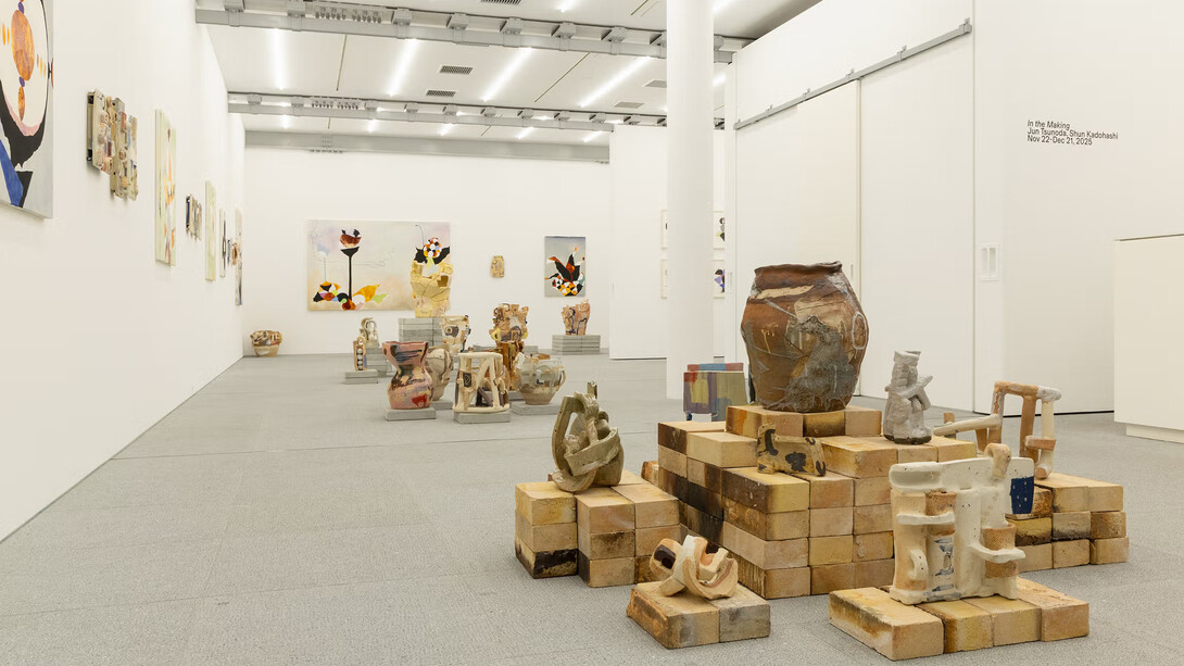 Jun Tsunoda and Shun Kadohashi, In the making, exhibition view. Courtesy of Gallery Common 