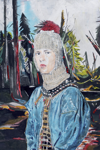 Andrea Saltini, Yorik (dettaglio), 2025. Cortesia di Teatro Sociale di Novi di Modena