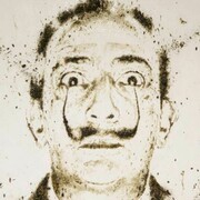 Enzo Fiore, Apocalisse - S Dalì, 2013, tecnica mista (resina, terra, foglie, radici, insetti...) su tela cm 180 x 140br