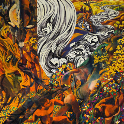 J. Carino, American progress, 2025. Courtesy of Yossi Milo Gallery