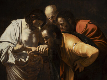 Caravaggio, La incredulidad de Santo Tomás (1601–1602)