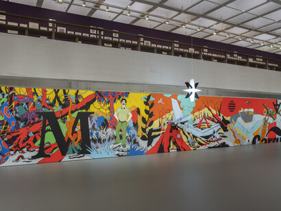 Minerva Cuevas, Ecologia social, vista da exposição. Cortesia do MASP