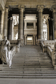 Interior do Palácio de Justiça de Bruxelas