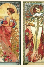 Alphonse Mucha, Les saisons, 1900