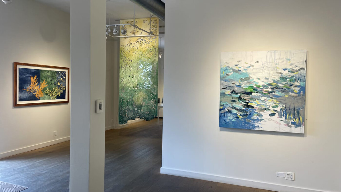 Force of nature: Works by Amy Donaldson and Cynthia Weiss, exhibition view. Courtesy of Gallery 1871