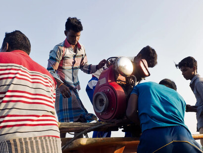 Ravi Agarwal, Ambient seas I (detail), 2013-2016. Courtesy of Anant Art Gallery