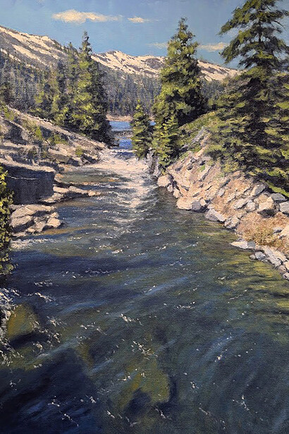 Christopher Gregory Bell, Headwaters. Courtesy of Beverly McNeil Gallery