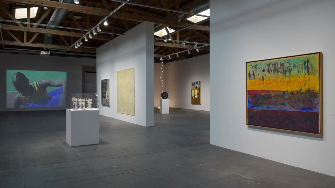 Eileen Harris Norton, Destiny is a rose, exhibition view. Courtesy of Hauser & Wirth Gallery