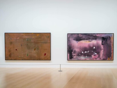 Helen Frankenthaler, Pintura sin reglas, vista de exhibición. Cortesía del Museo Guggenheim Bilbao