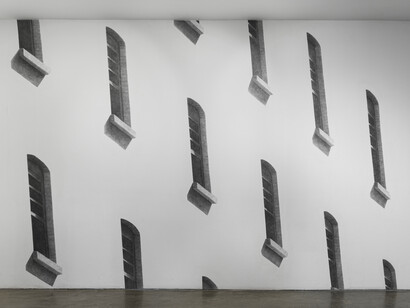 Kate Teale, Vanishing points, exhibition view. Courtesy of Smack Mellon. Photo by Etienne Frossard