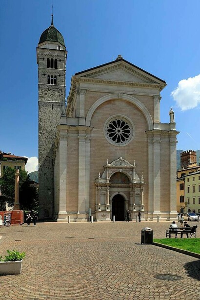 La chiesa di Santa Maria Maggiore a Trento, Italia, dove si svolse il XIX Concilio ecumenico della Chiesa cattolica dal 1545 al 1563