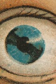 "Monóculo y ojo (azul)", de la serie "Jocular Ocular", 1889