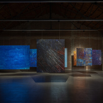 Liang Yuanwei, Pluviophile, exhibition view. Courtesy of Beijing Commune