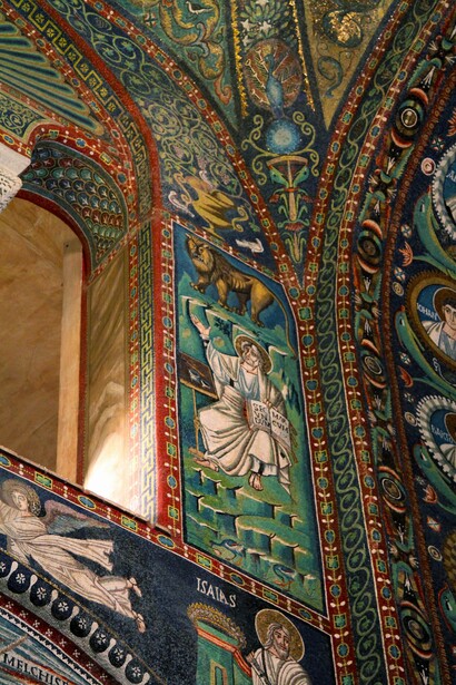 Basilica di San Vitale, mosaico (particolare), Ravenna, Italia