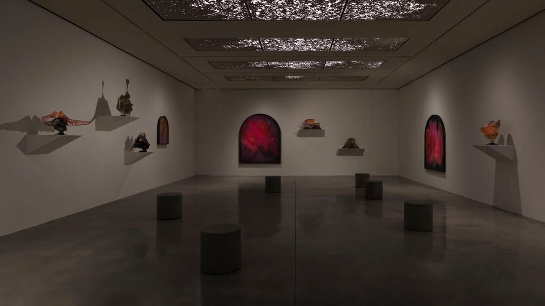 Marguerite Humeau, scintille, exhibition view. Courtesy of White Cube