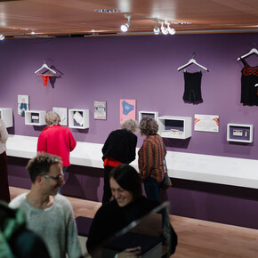 Et leeft. The exhibition on menstruation, exhibition view. Courtesy of Lëtzebuerg City Museum