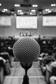 Speech about to commence