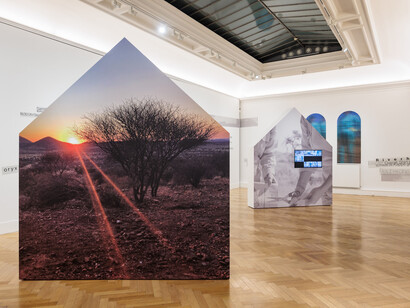 Glashausfantasie. Freundinnenderkunst, ausstellungsansicht. Mit freundlicher genehmigung von Francisco Carolinum Linz