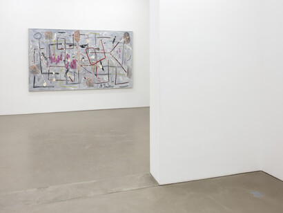 Various artists, Abstraction, exhibition view. Courtesy of Galerie Guido W. Baudach