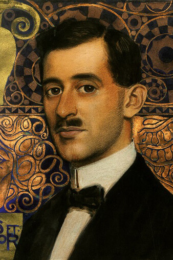 Luigi Ratini, Ritratto dell’avvocato Giuseppe Gerola (detail), 1918. Courtesy of Mart