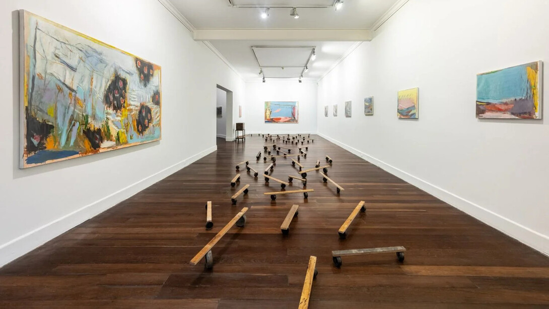 Luis Roldán, Plots, vista de exhibición. Cortesía de la Galería Casas Riegner