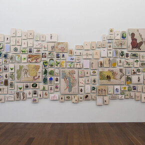 Firelei Báez, Man without a country (aka anthropophagist wading in the Artibonite River), 2014–15. Courtesy of MCA Chicago