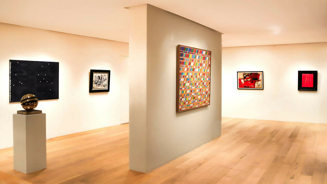 Various artists, 20th-century art, exhibition view. Courtesy of Tornabuoni Art