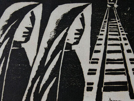 David Alfaro Siqueiros, Las esposas de los condenados (1928)