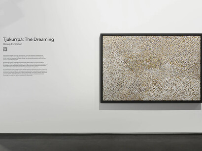 Various artists, Tjukurrpa: The dreaming, exhibition view. Courtesy of Unit Gallery