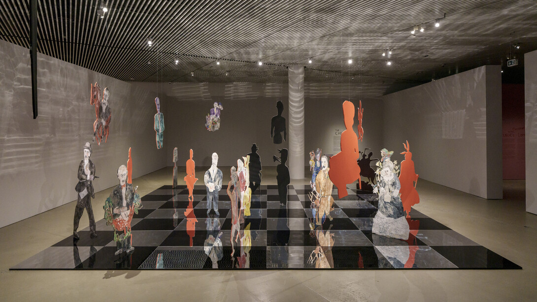 Anna Boghiguian, The sunken boat, exhibition view. Courtesy of ARoS