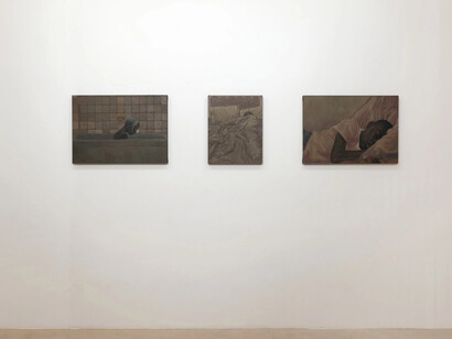 Miguel Afa, Um céu para caber, vista da exposição. Cortesia de A Gentil Carioca