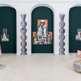 József Csató, The most mercyful thing, exhibition view. Courtesy of Galerie Krinzinger