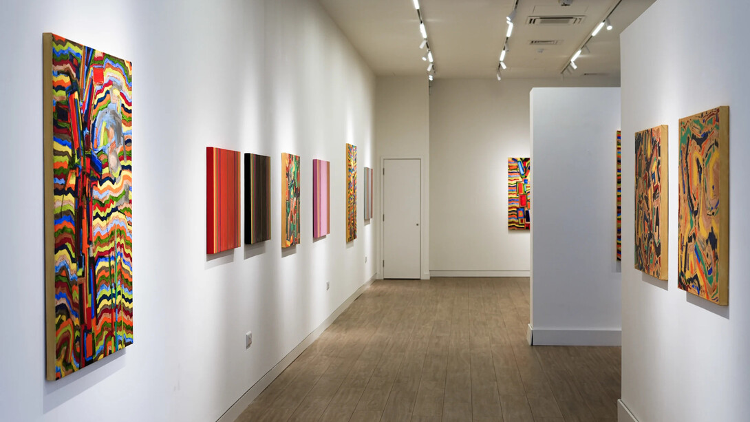 Osvaldo Mariscotti, Into the valley, exhibition view. Courtesy of Upsilon Gallery