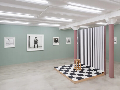 Malick Sidibé, Une jeunesse moderne, vue d'exposition. Avec l'aimable autorisation de la Galerie Magnin-A