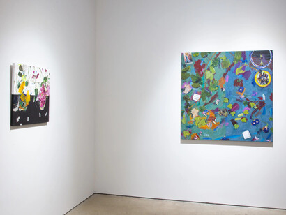 Manny Farber, An up beat title, exhibition view. Courtesy of Quint Gallery