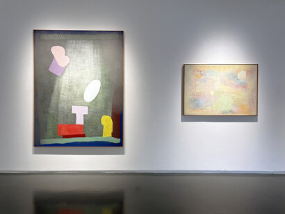 Robert Natkin, A better place, exhibition view. Courtesy of Sundaram Tagore Gallery