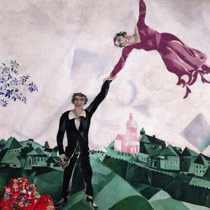 Marc Chagall, El paseo (1918)
