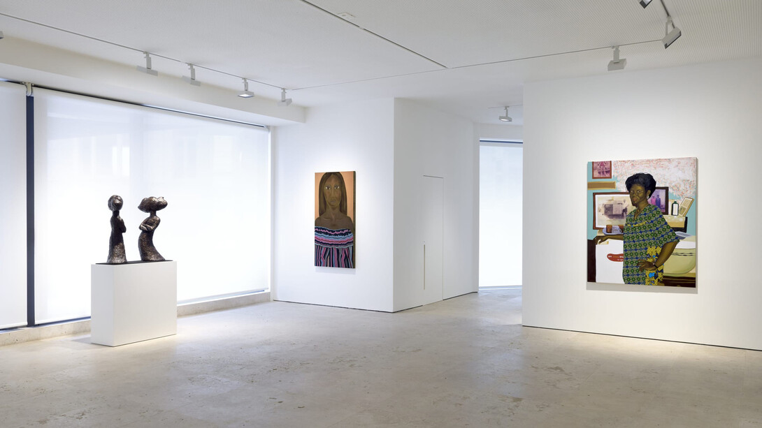 Various artists, Echoes of her, exhibition view. Courtesy of Maruani Mercier Gallery