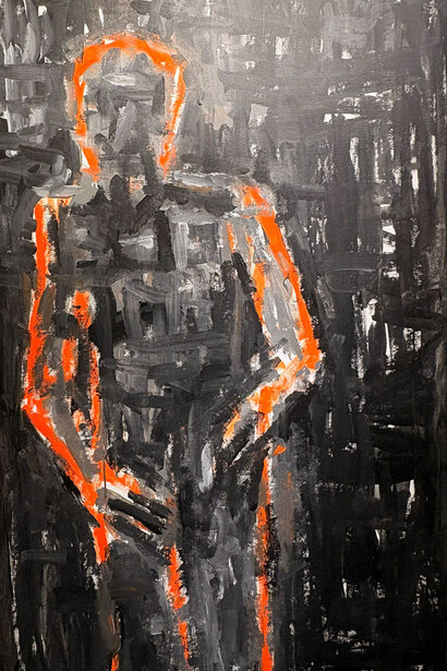 Nikos Kaskouras, Figure (detail), 2020. Courtesy of Alma Contemporary Art Gallery