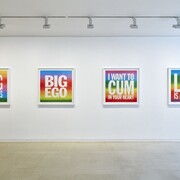 John Giorno, Exhibition view. Courtesy of Cahiers d’Art