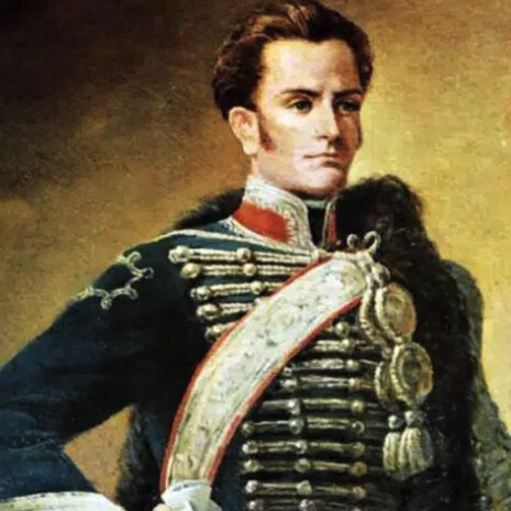 José Miguel de la Carrera y Verdugo, nació Santiago de Chile, Imperio español en 1785[ y fue asesinado en Mendoza, Provincias Unidas del Río de la Plata en 1821) fue un político y militar chileno, prócer de la emancipación de Chile y destacado participante en las guerras de independencia. Uno de los «padres de la Patria de Chile», jefe de gobierno, el primer general en jefe del Ejército y el primer caudillo en la historia republicana de Chile y uno de los primeros de América