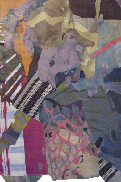 Obra de Eliel David exhibida en la exposición "Muri e Volpi", fotografía de Antonio Maniscalco