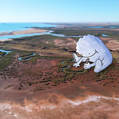 Ian Mutch, Inlet (detail), 2020. Courtesy of Linton and Kay 